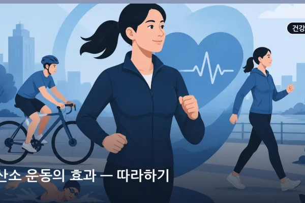 유산소 운동의 효과 — 따라하기