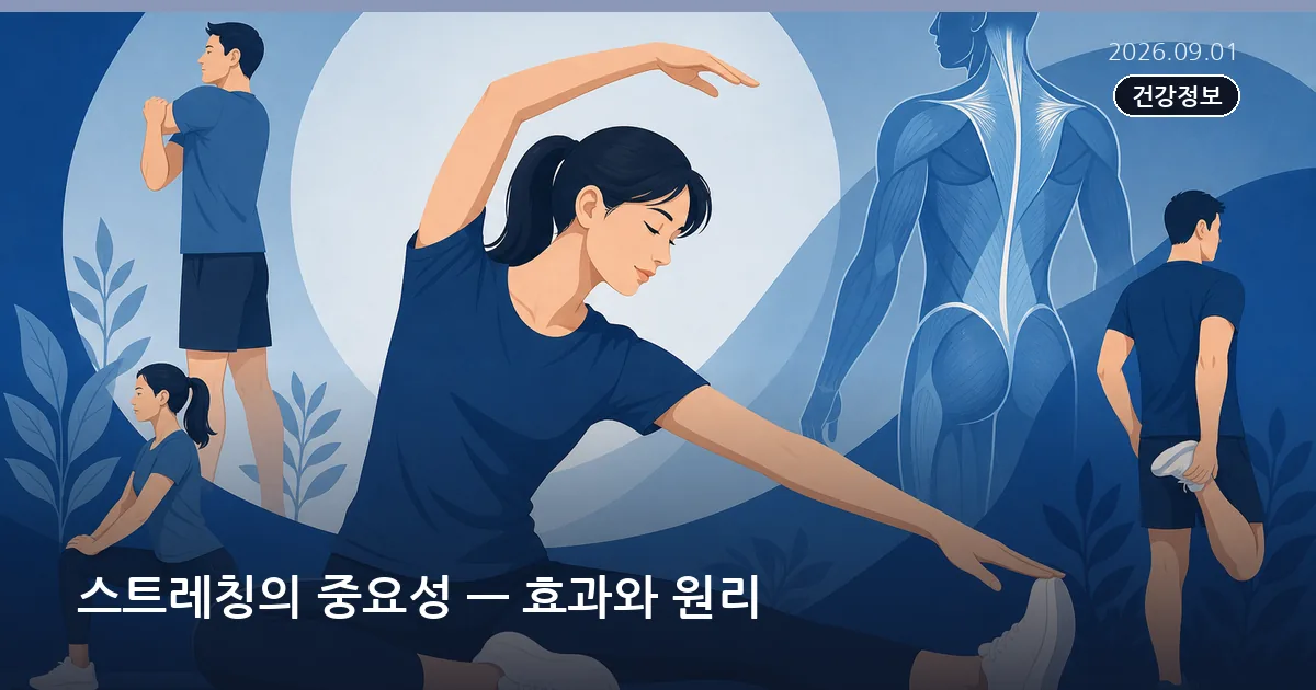 스트레칭의 중요성 — 효과와 원리