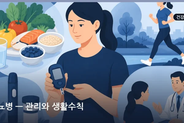 당뇨병 — 관리와 생활수칙