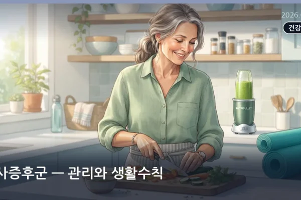 대사증후군 — 관리와 생활수칙