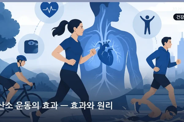 유산소 운동의 효과 — 효과와 원리