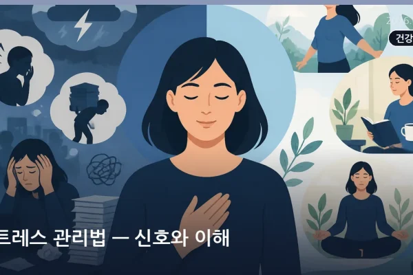 스트레스 관리법 — 신호와 이해
