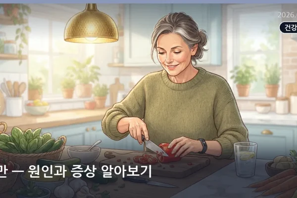 비만 — 원인과 증상 알아보기
