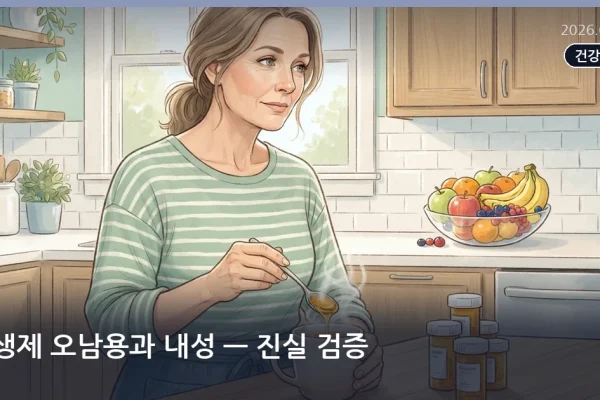 항생제 오남용과 내성 — 진실 검증