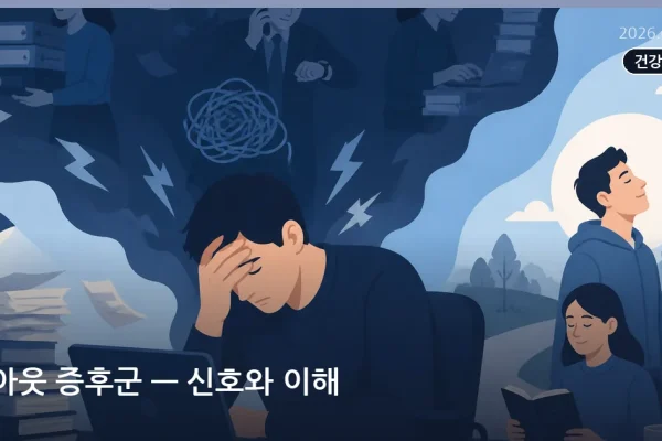 번아웃 증후군 — 신호와 이해