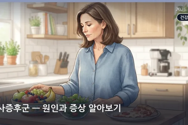 대사증후군 — 원인과 증상 알아보기