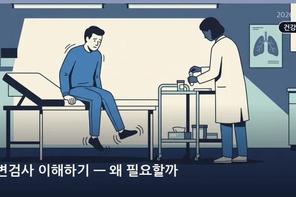 소변검사 이해하기 — 왜 필요할까