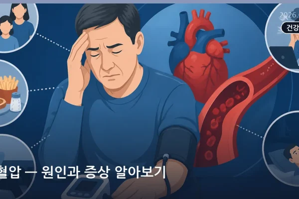 고혈압 — 원인과 증상 알아보기