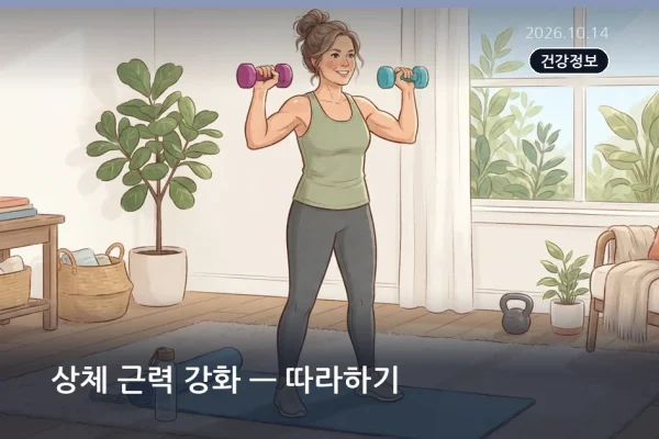 상체 근력 강화 — 따라하기