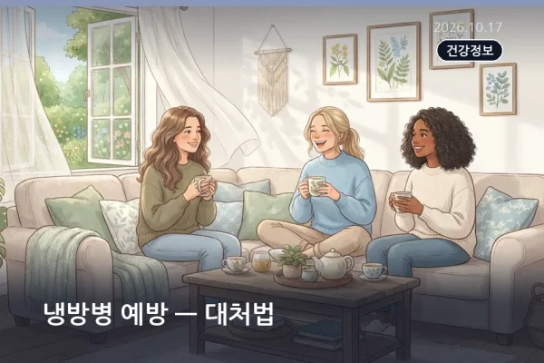 냉방병 예방 — 대처법